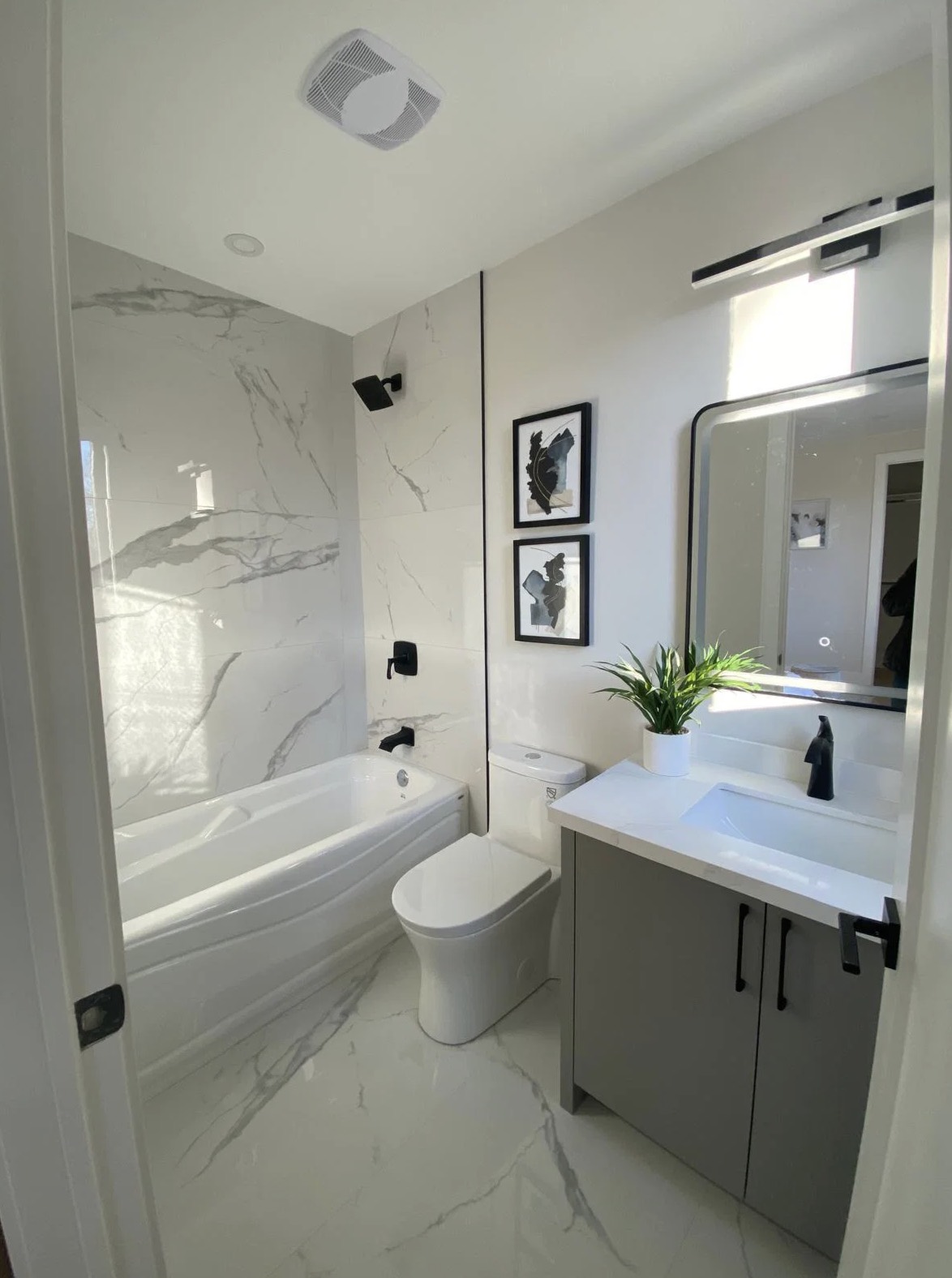 Washroom installation detail